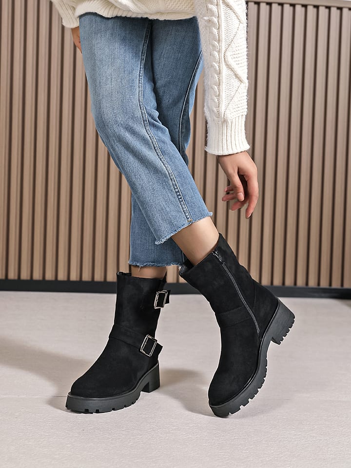 COVANA Botki w kolorze czarnym rozmiar: 36