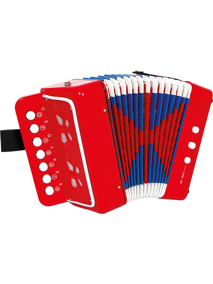 small foot Akordeon w kolorze czerwonym - 3+ rozmiar: onesize