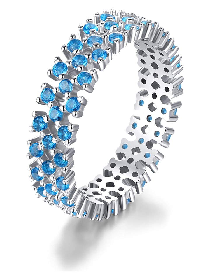 MAISON D'ARGENT Srebrny pierścionek z cyrkoniami rozmiar: 56