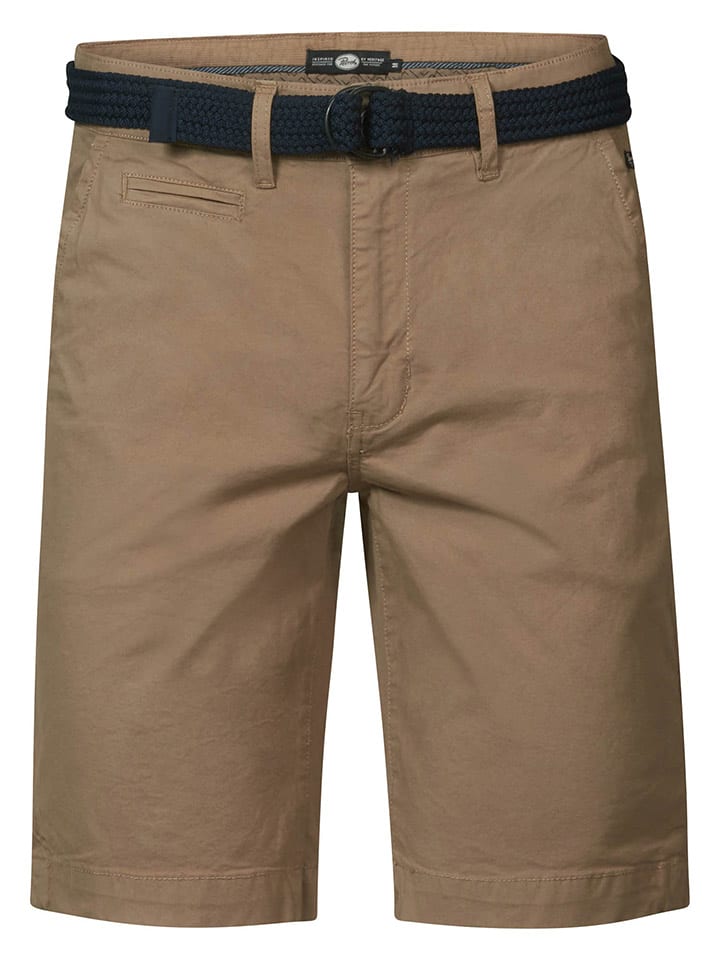 Petrol Industries Szorty chino w kolorze beżowym rozmiar: XXL