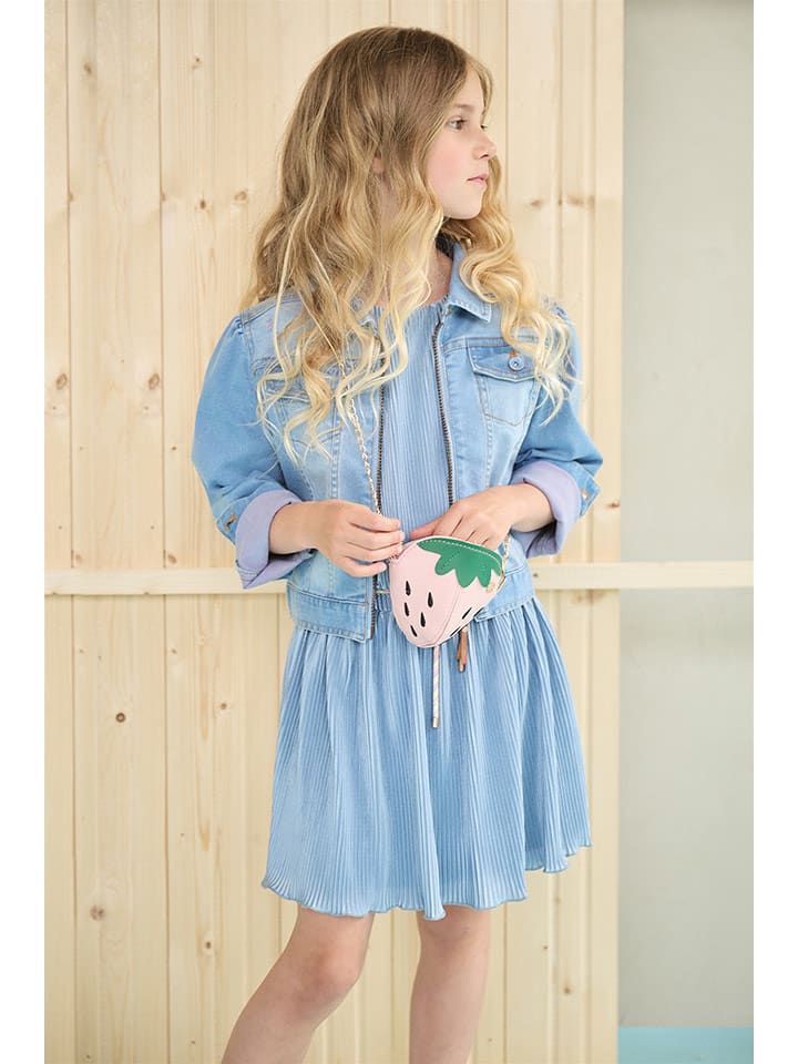 No-No Kurtka dżinsowa "Donet" w kolorze błękitnym rozmiar: 134/140