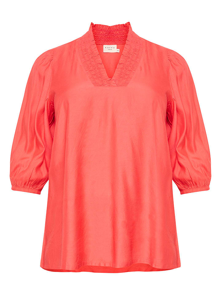 KAFFE curve Bluzka w kolorze czerwonym rozmiar: 48