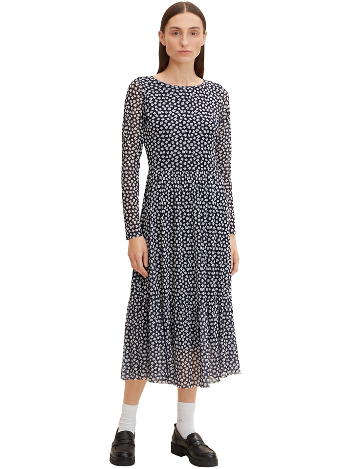 Tom Tailor Sukienka w kolorze granatowym rozmiar: 40