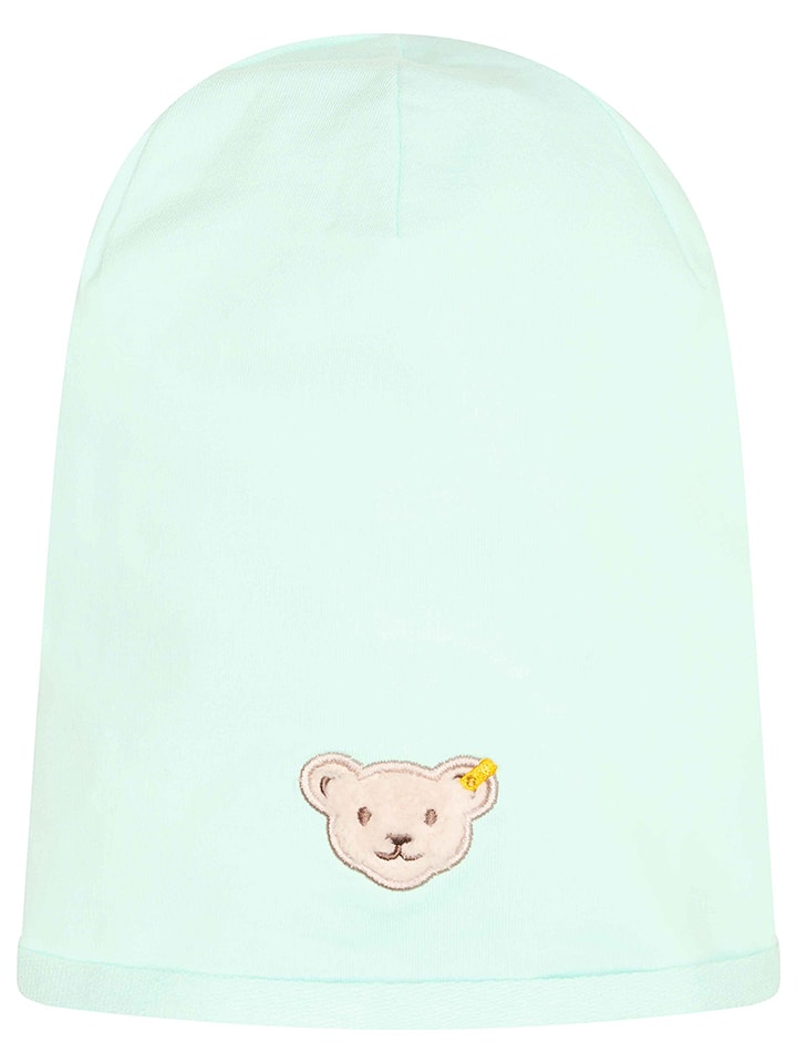Steiff Czapka w kolorze turkusowym rozmiar: 49 cm