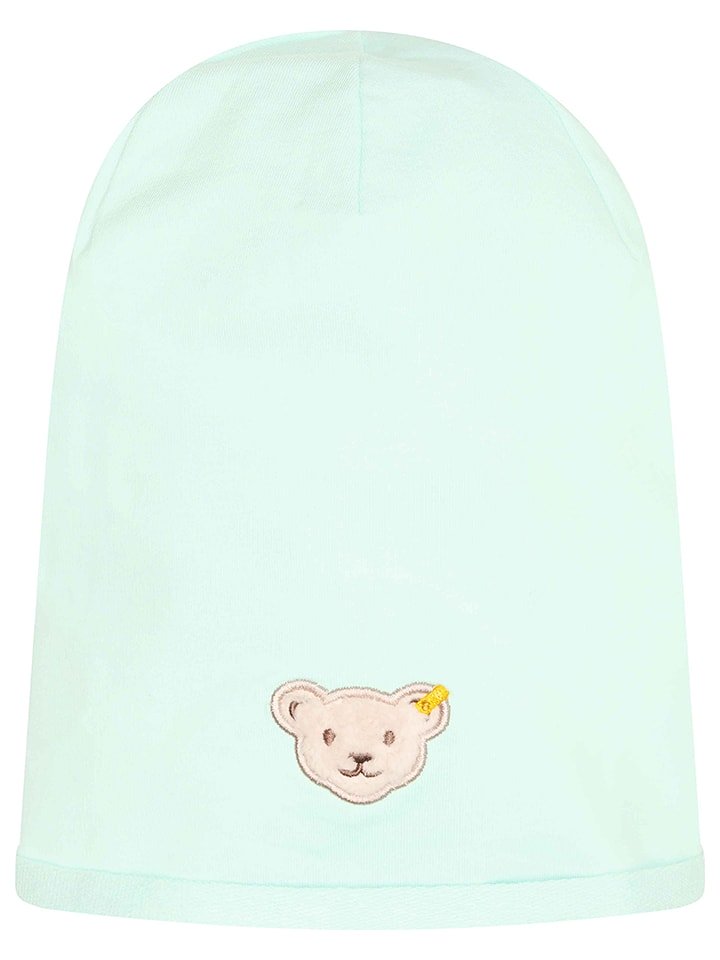 Steiff Czapka w kolorze turkusowym rozmiar: 49 cm