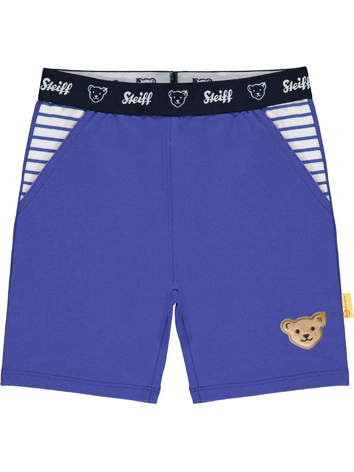 Szorty dresowe w kolorze niebieskim