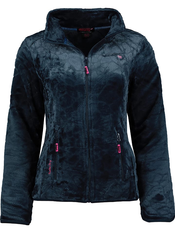 Geographical Norway Bluza polarowa "Univers Malabar" w kolorze granatowym rozmiar: L