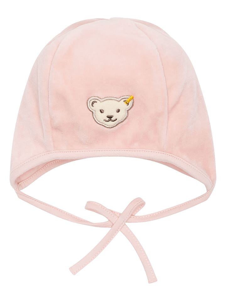 Steiff Czapka w kolorze jasnoróżowym rozmiar: 47 cm