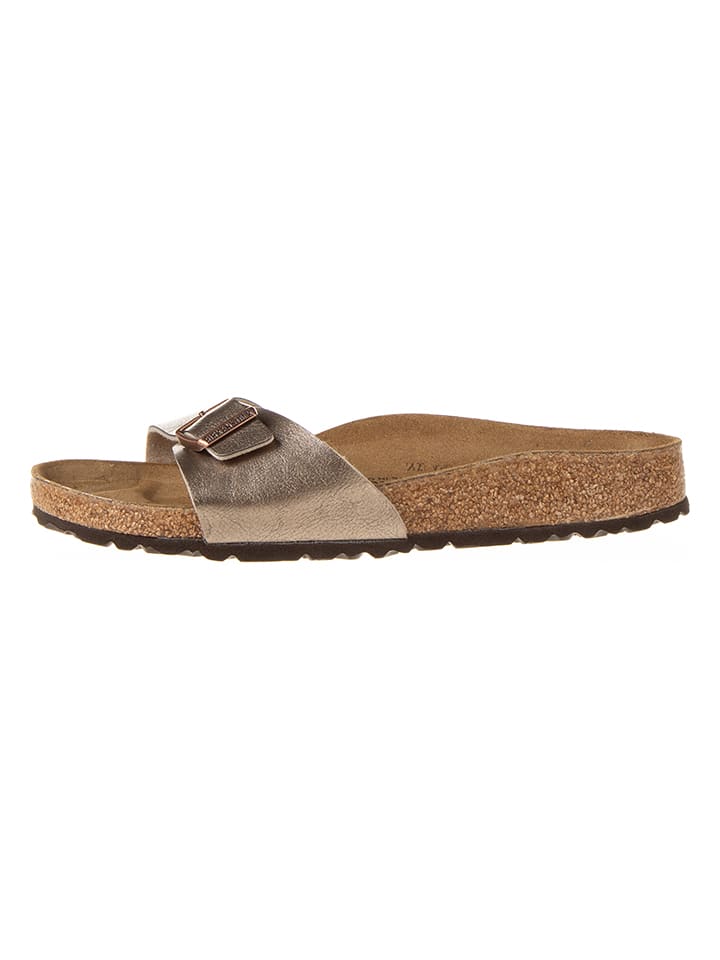 Birkenstock Klapki w kolorze złotym rozmiar: 37