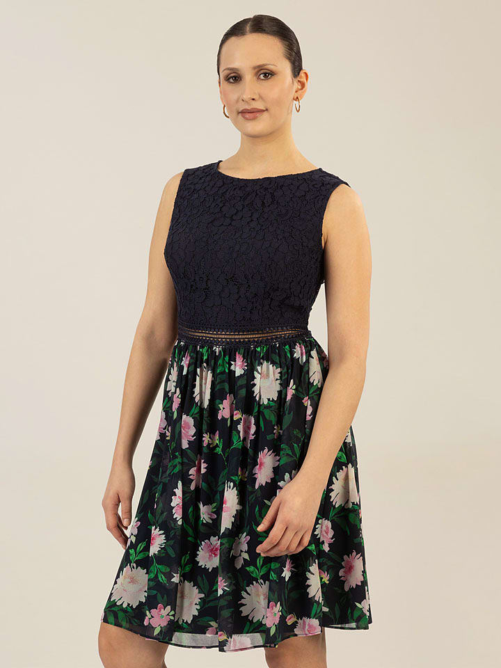 APART Sukienka w kolorze czarno-jasnoróżowym rozmiar: 42