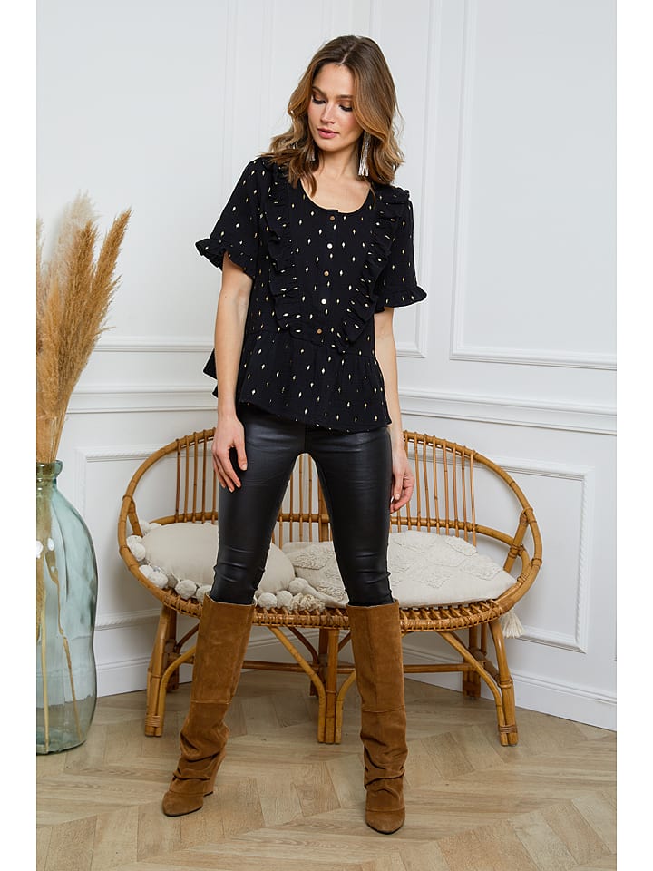 Koszulka "Ikone" w kolorze czarnym