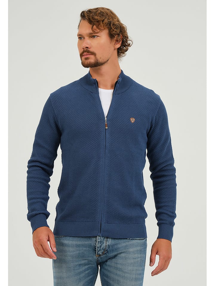 GIORGIO DI MARE Kardigan w kolorze niebieskim rozmiar: L