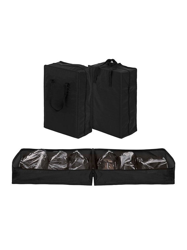 Torba podróżna w kolorze czarnym na obuwie - (S)35 x (W)50 x (G)20 cm