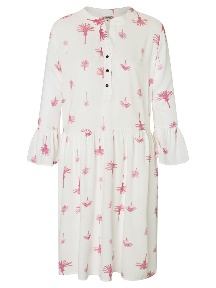 Timezone Sukienka w kolorze biało-różowym rozmiar: S