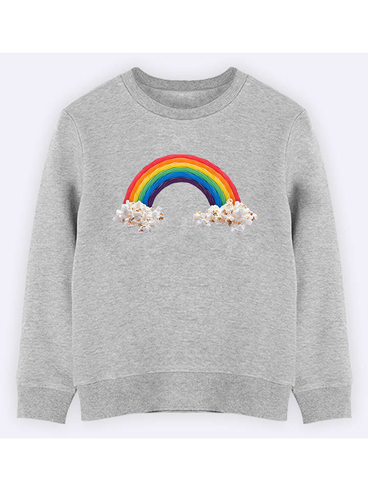 WOOOP Bluza "Candy rainbow" w kolorze szarym rozmiar: 128