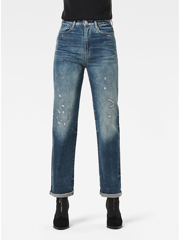 Dżinsy "Tedie" - Regular fit - w kolorze niebieskim