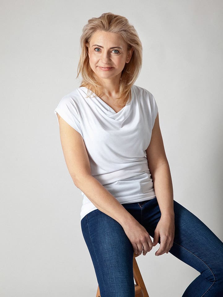 Molton Bluzka w kolorze kremowym rozmiar: XL