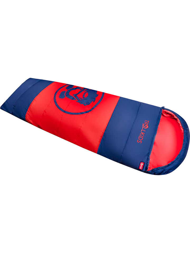 Trollkids Śpiwór "Midnight Sun Dreamer" w kolorze czerwono-granatowym rozmiar: onesize