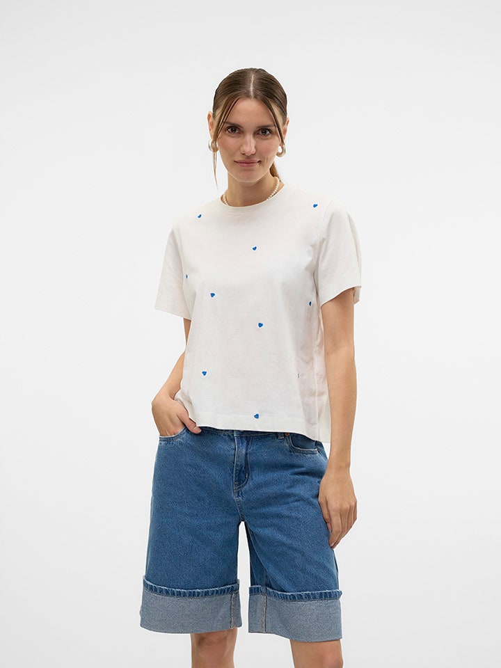 Vero Moda Koszulka w kolorze białym rozmiar: XS