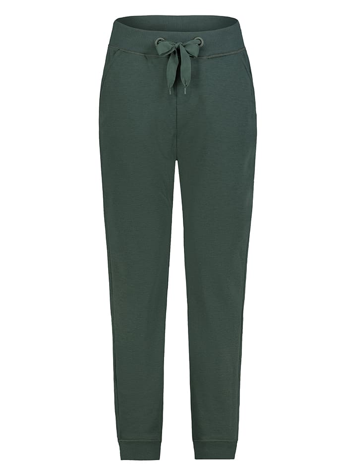 Sublevel Spodnie dresowe w kolorze ciemnozielonym rozmiar: S