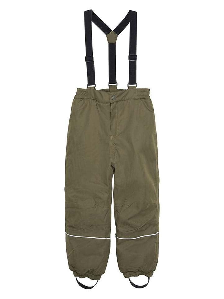 Minymo Spodnie zimowe w kolorze khaki rozmiar: 92