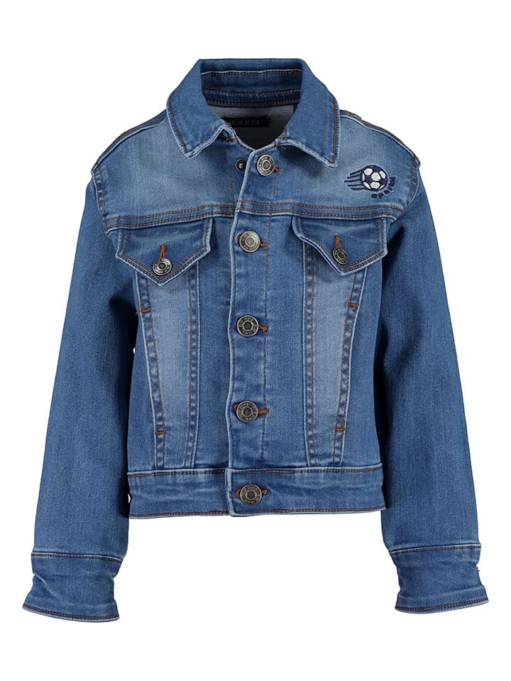 Blue Seven Kurtka dżinsowa w kolorze niebieskim rozmiar: 98