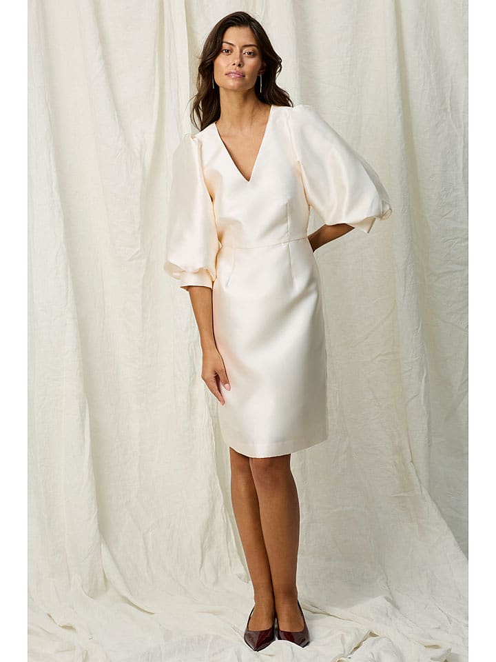 Joelle Sukienka w kolorze kremowym rozmiar: 38