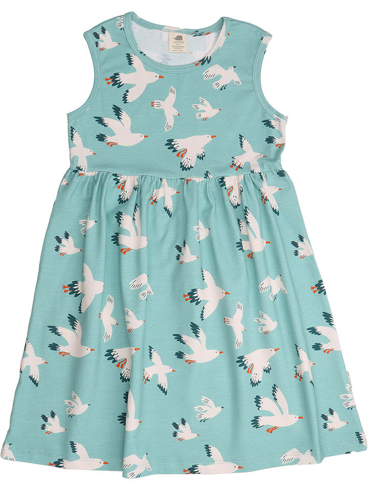 Walkiddy Sukienka w kolorze błękitnym rozmiar: 128