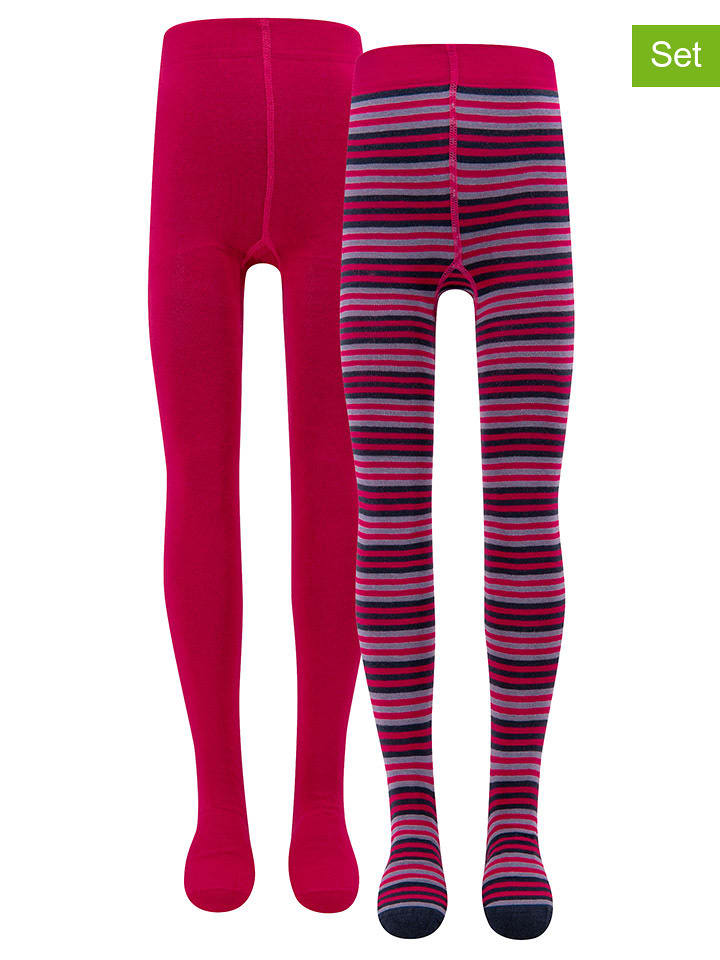 ewers Rajstopy (2 pary) w kolorze fioletowo-różowym rozmiar: 122