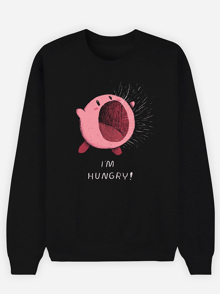 WOOOP Bluza "I'm hungry" w kolorze czarnym rozmiar: M