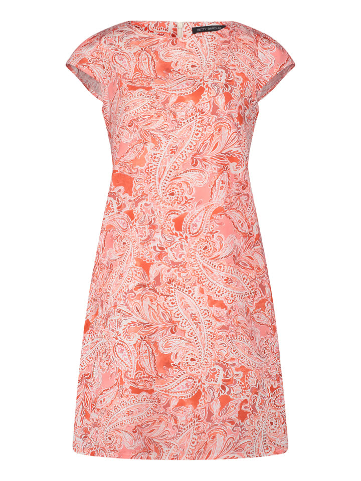 Betty Barclay Sukienka w kolorze pomarańczowo-białym rozmiar: 44