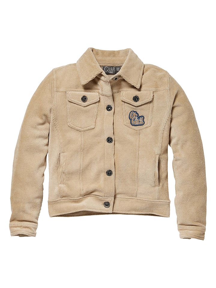 Kurtka przejściowa w kolorze beżowym