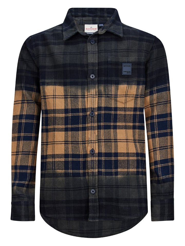 Retour Koszula "Timon" w kolorze granatowym rozmiar: 122/128