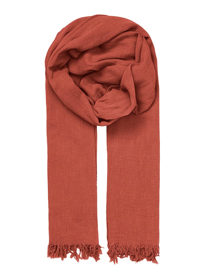 Becksöndergaard Szal w kolorze brązowym - 200 x 100 cm rozmiar: onesize