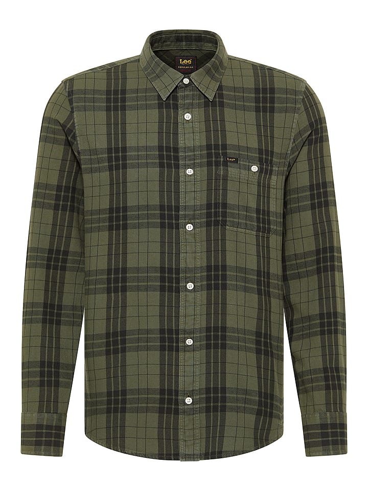 Lee Koszula w kolorze khaki rozmiar: XXL