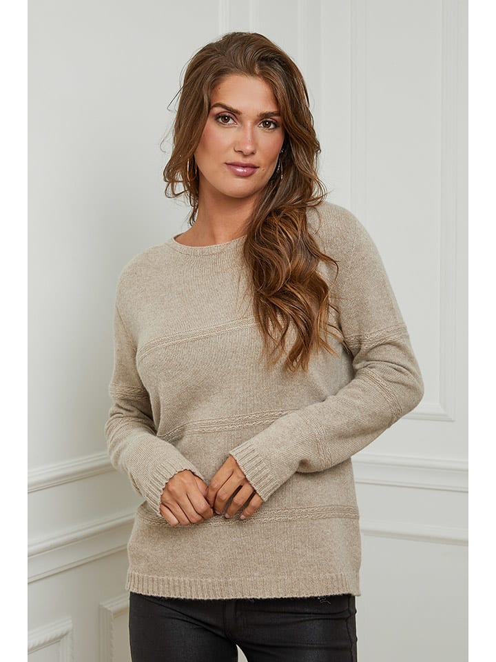 Joséfine Sweter "Grant" w kolorze karmelowym rozmiar: L