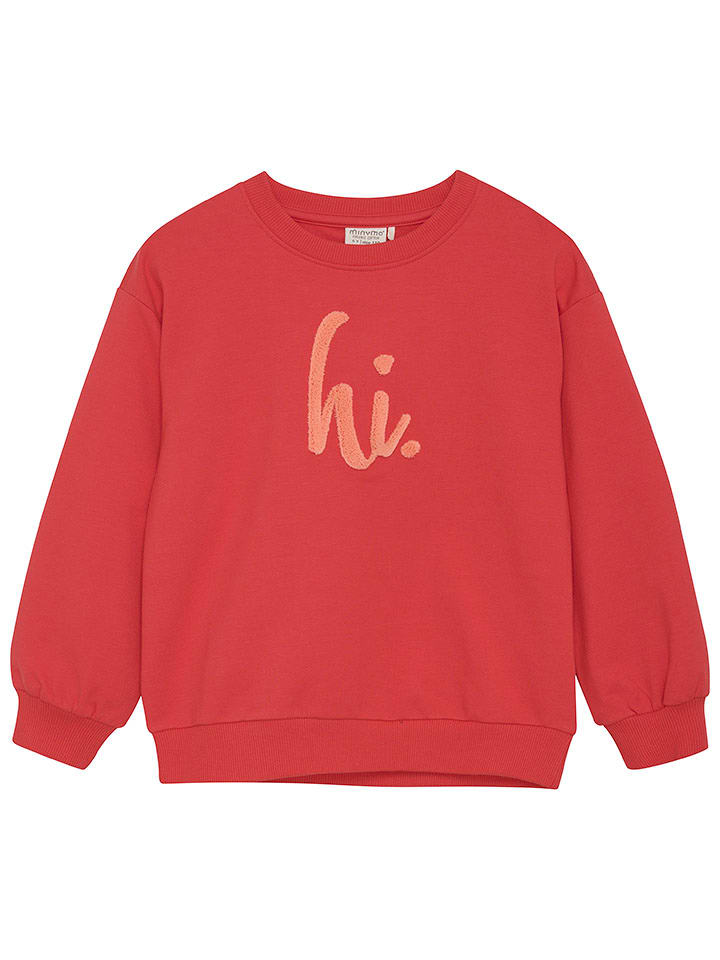 Minymo Bluza w kolorze czerwonym rozmiar: 122