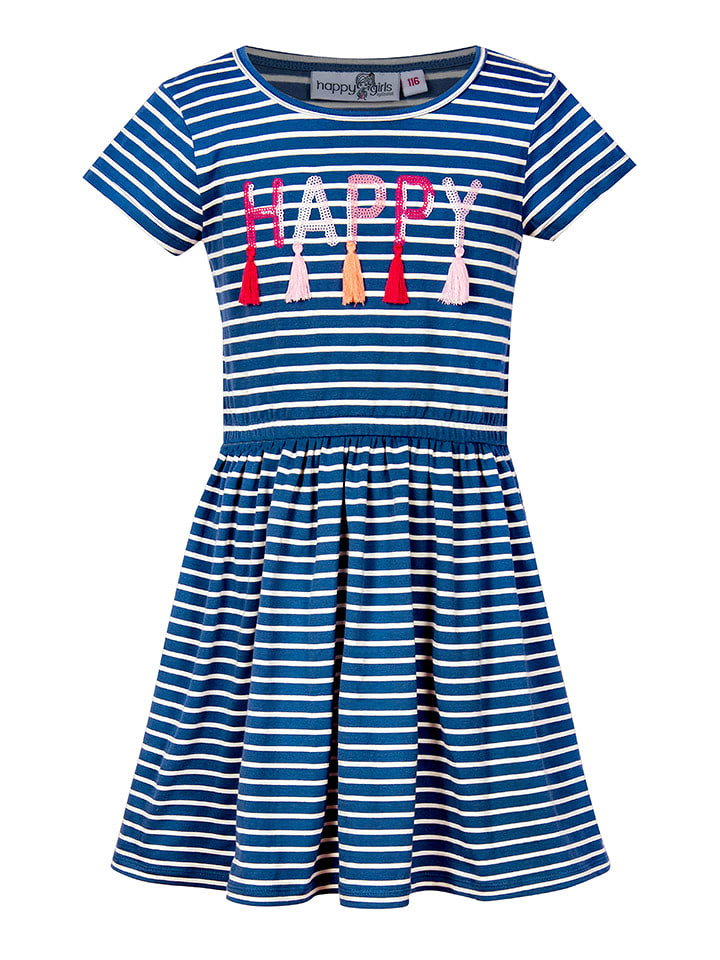 happy girls by Eisend Sukienka w kolorze niebieskim rozmiar: 98
