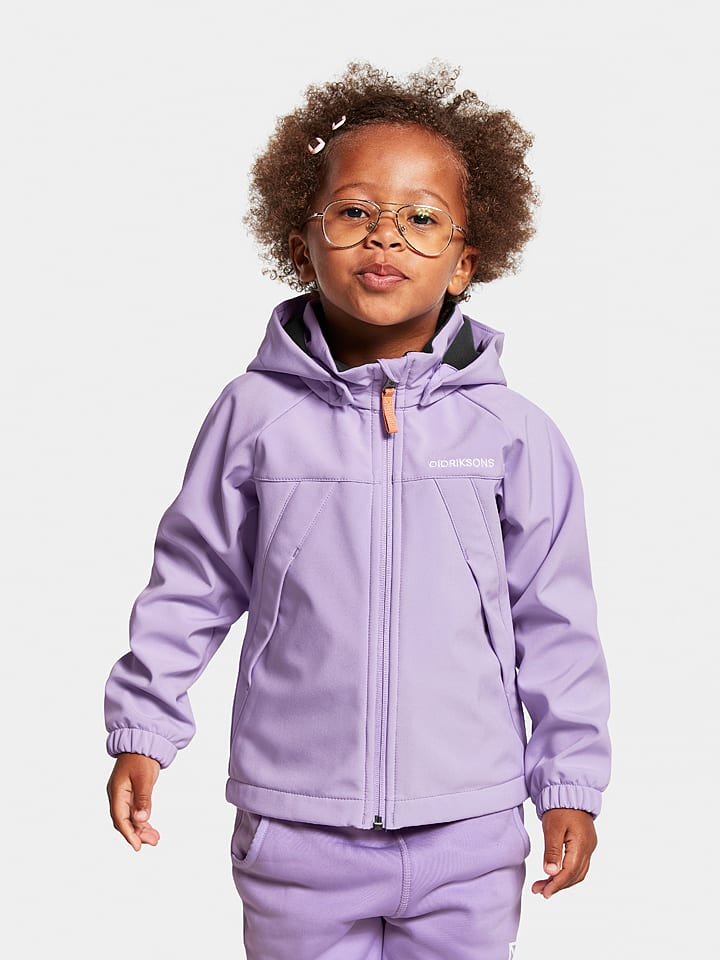 Didriksons Kurtka softshellowa "Troel" w kolorze fioletowym rozmiar: 140