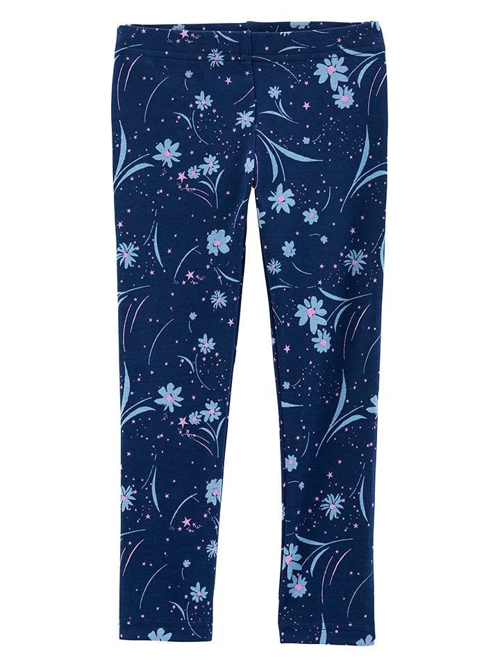 Legginsy w kolorze granatowym