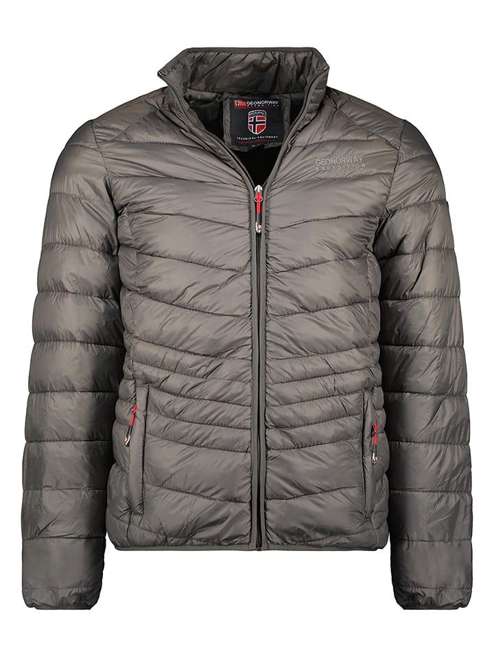 Kurtka pikowana "Damiel" w kolorze jasnobrązowym