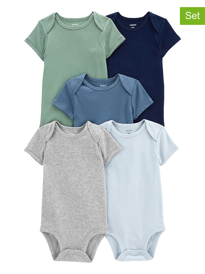 carter's Body (5 szt.) w różnych kolorach rozmiar: 62