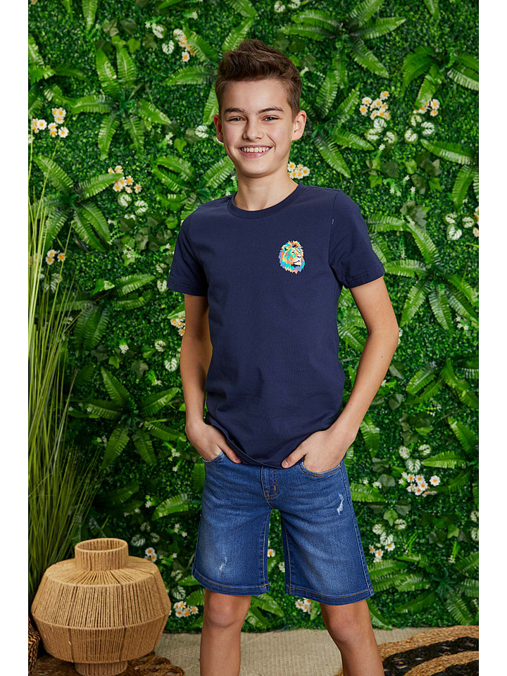 lamino Koszulka w kolorze granatowym rozmiar: 152