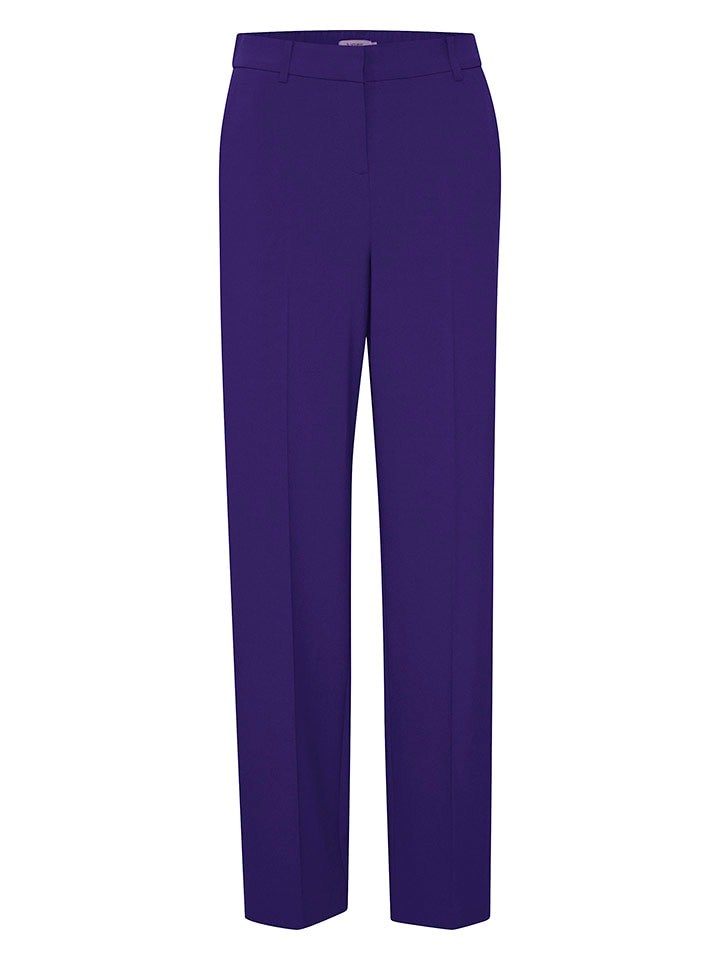 b.young Spodnie w kolorze granatowym rozmiar: 38