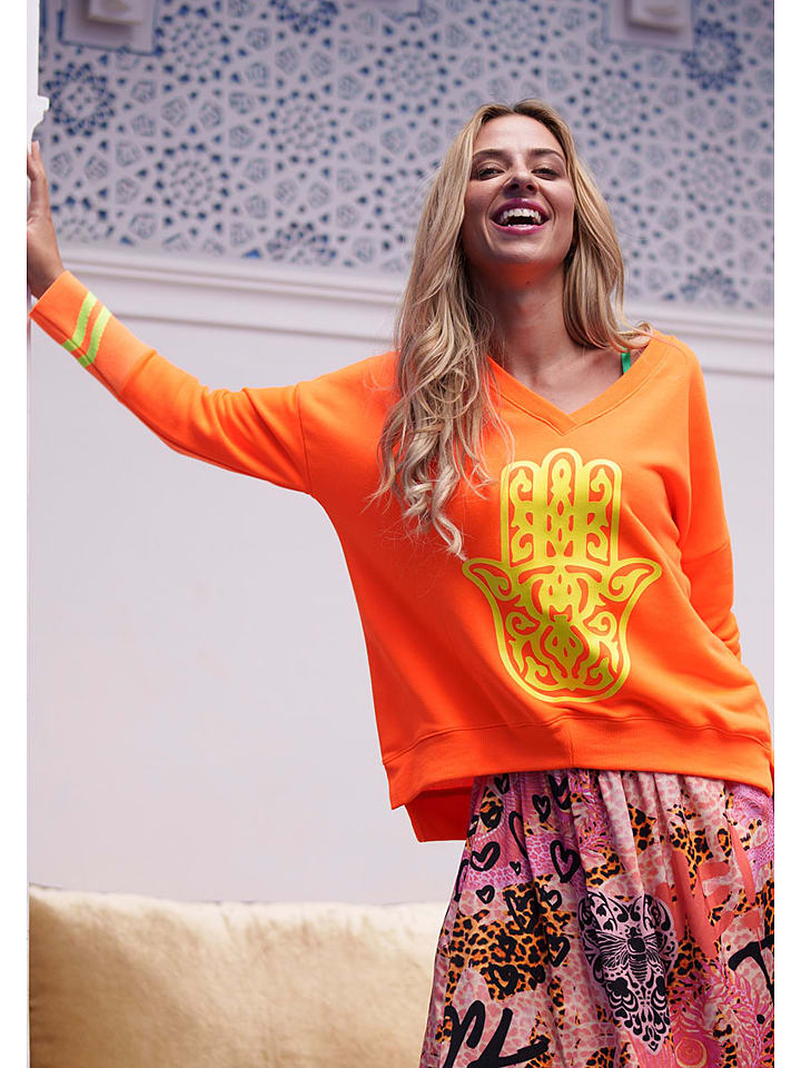 miss goodlife Bluza w kolorze pomarańczowym rozmiar: M