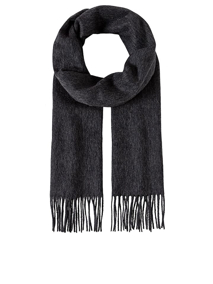 Vincenzo Boretti Szal w kolorze antracytowym - 180 x 30 cm rozmiar: onesize