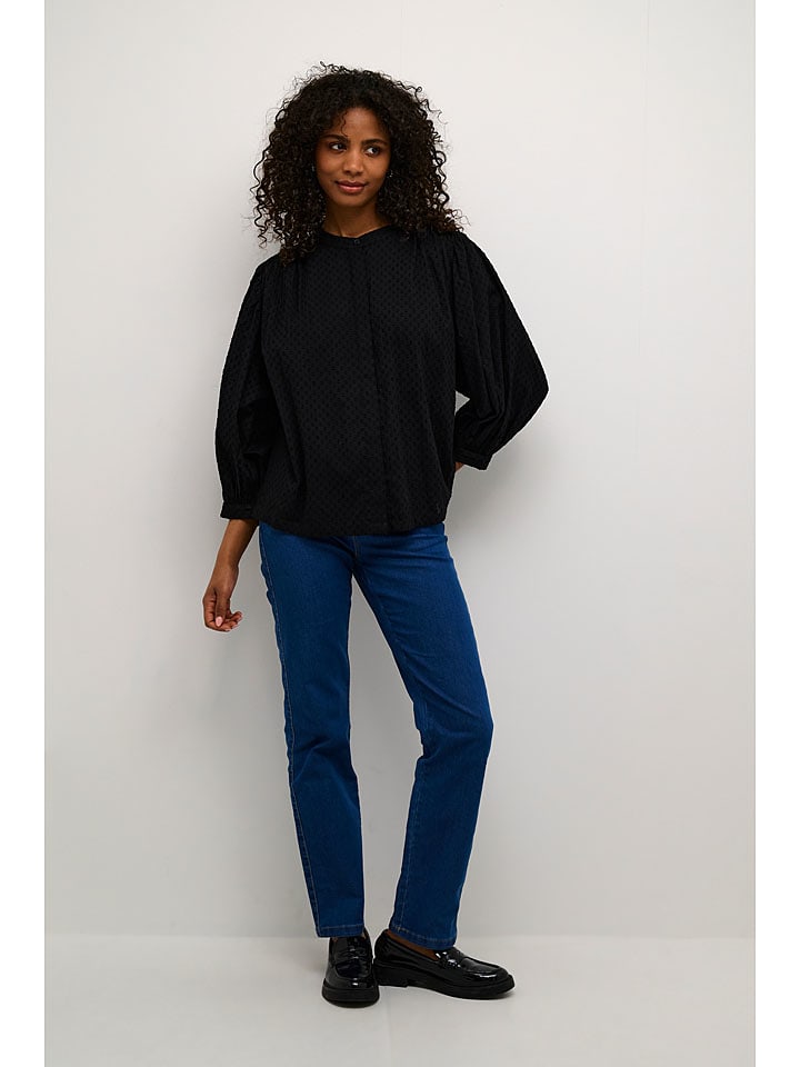 Kaffe Bluzka "Roca" w kolorze czarnym rozmiar: 38