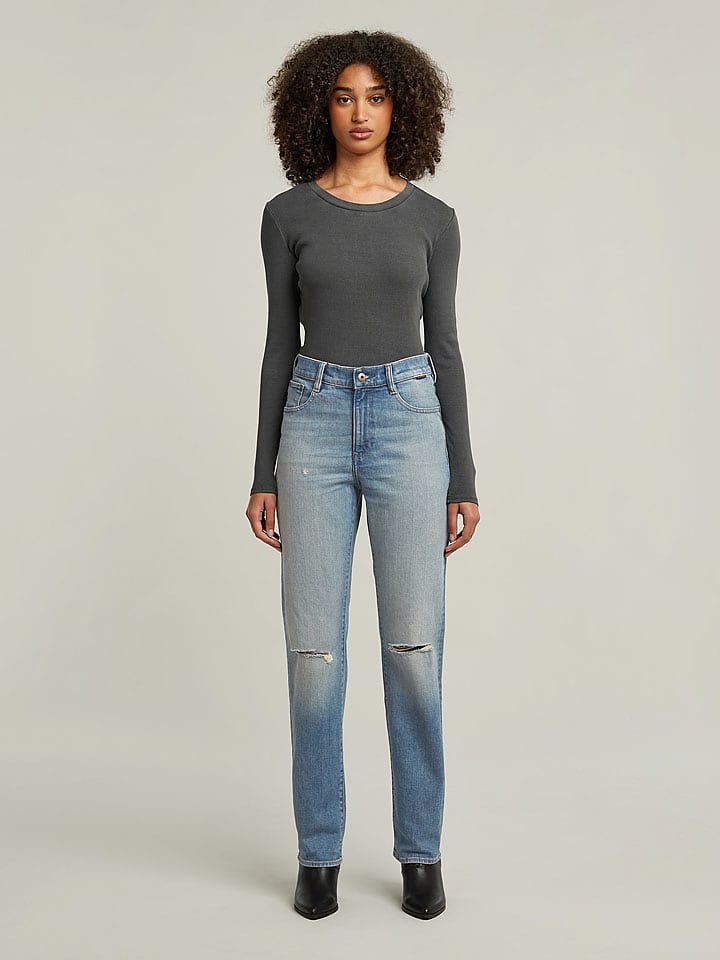 G-Star Dżinsy "Viktoria" - Regular fit - w kolorze błękitnym rozmiar: W30/L34