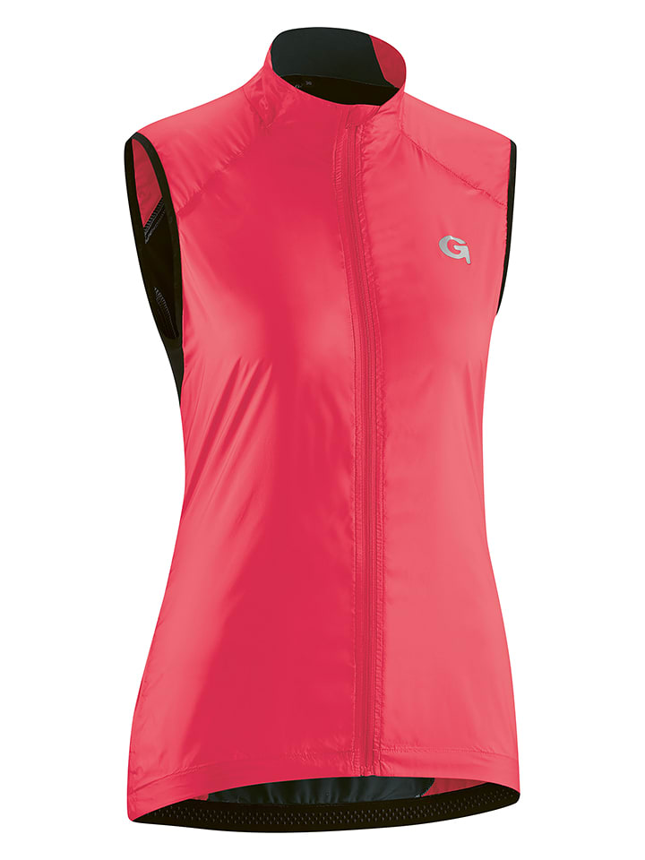 Gonso Kamizelka kolarska "Sinestra" w kolorze różowo-czarnym rozmiar: 34