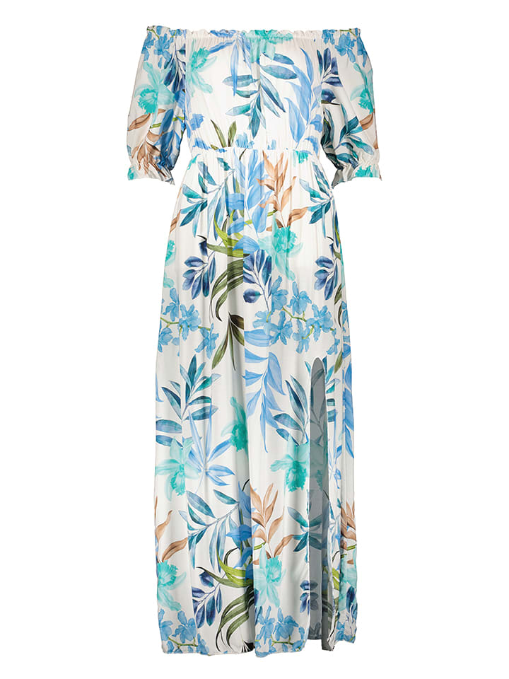 miss goodlife Sukienka w kolorze biało-błękitnym rozmiar: S